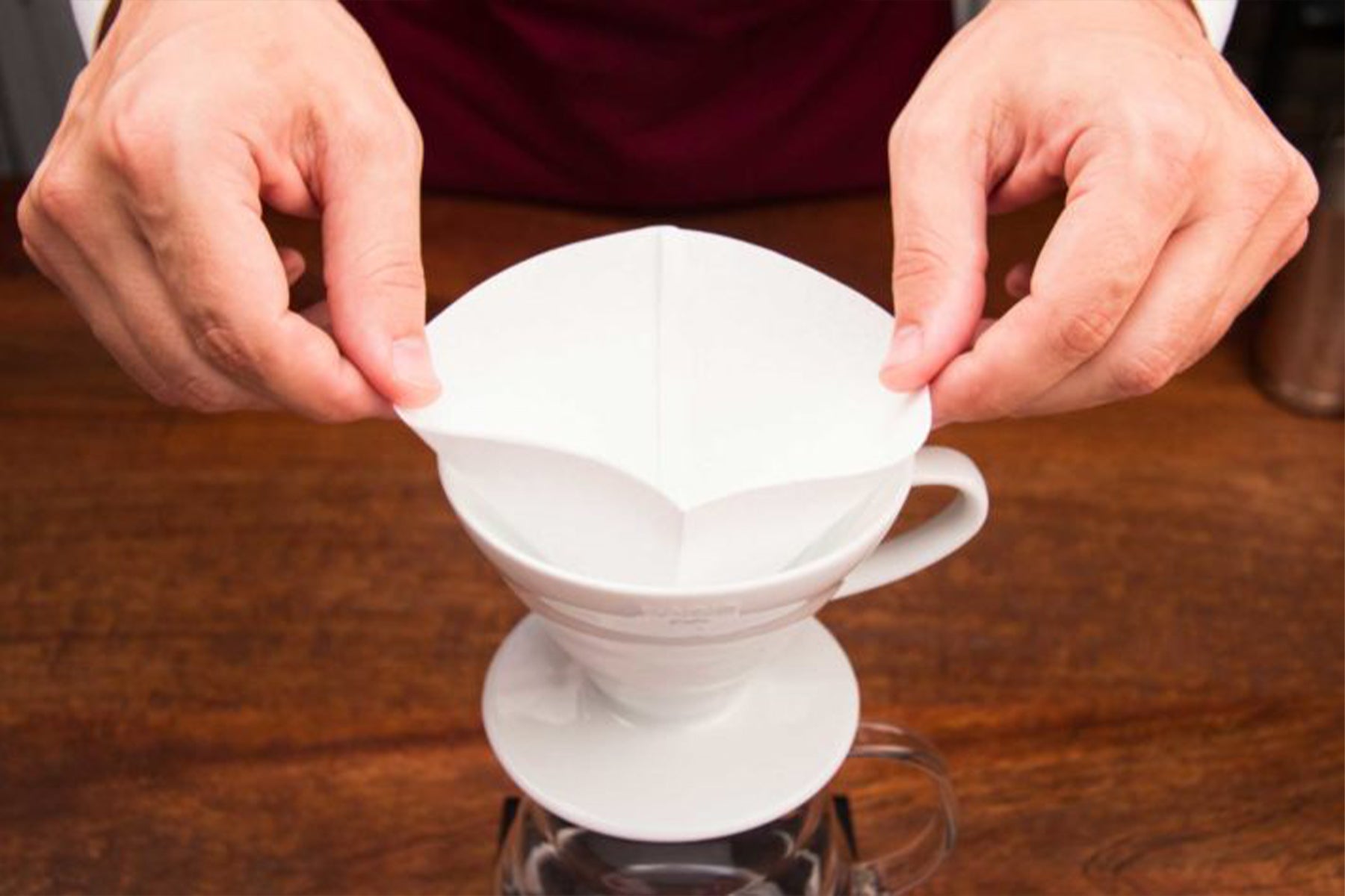 Filtri Caff&egrave; Americano Forma V - Taglia 1, 200 Pezzi, Per 1-2 Tazze, Carta Senza Odore