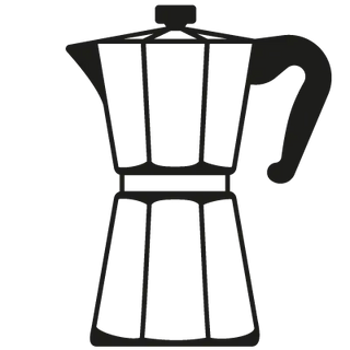 Symbol für Mokkakanne.